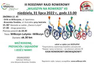 III edycja rajdu “Wilkszyn na rowerze” wyruszy 31 lipca