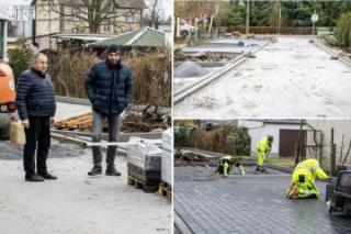 Trwają intensywne prace przy przebudowie drogi w Miękini