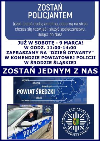 „Dzień Otwarty” w Komendzie Powiatowej Policji w Środzie Śląskiej