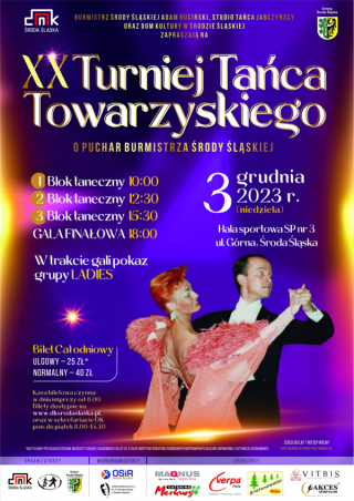 XX Turniej Tańca Towarzyskiego w Środzie Śląskiej