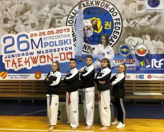 Agata Janus i Natalia Dybek na podium Mistrzostw Polski w Taekwon-do ITF