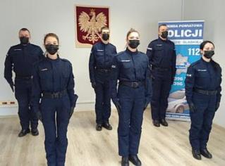 Sześciu nowych funkcjonariuszy zasiliło szeregi średzkiej policji