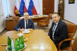Wójt Gminy Udanin spotkał się z nowym Wojewodą Dolnośląskim