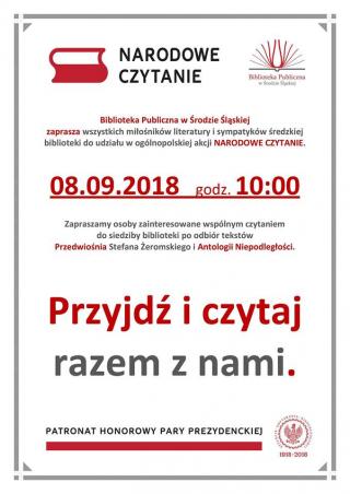 Narodowe Czytanie 2018