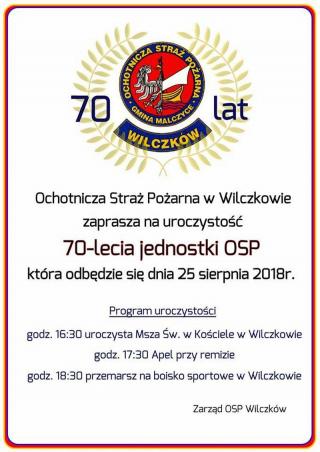 70-lecie OSP Wilczków