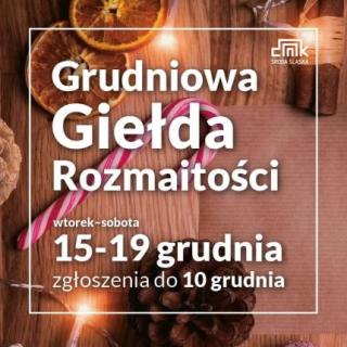 Grudniowa Giełda Rozmaitości. Średzki Dom Kultury zaprasza do zgłoszeń