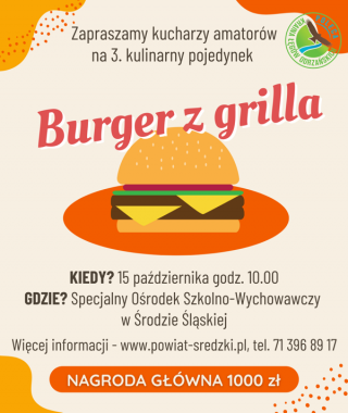 Burger tematem trzeciego kulinarnego pojedynku