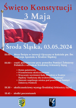 Święto Konstytucji 3 Maja w Środzie Śląskiej
