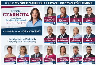 Elżbieta Czarnota Burmistrzem Środy Śląskiej!