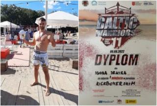 Zawodnik kick-boxingu Igor Semik z sukcesem w ogólnopolskim turnieju