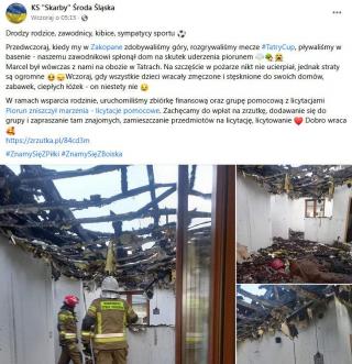 „Nasze marzenia pogrzebał pożar”