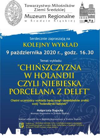 Zaproszenie na wykład w Muzeum Regionalnym w Środzie Śląskiej