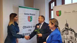 Burmistrz Miękini spotkał się z nauczycielami mianowanymi