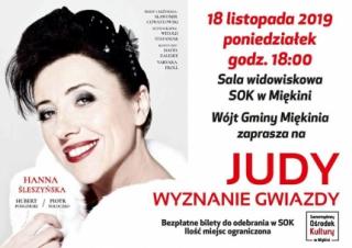 Hanna Śleszyńska w roli Judy Garland wkrótce na scenie w Miękini!