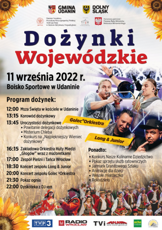 Dożynki Wojewódzkie w Udaninie już 11 września!