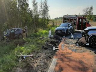 Groźny wypadek na DK94 w Wilczkowie! [zdjęcia]