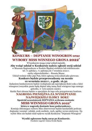 Święto Wina w Mieście Skarbów coraz bliżej!