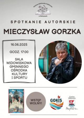 Spotkanie autorskie z Mieczysławem Gorzką