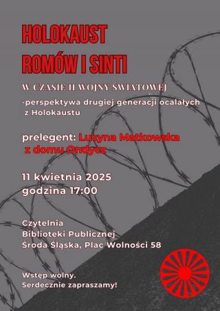 Holokaust Romów i Sinti - szczególne spotkanie w średzkiej bibliotece