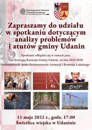 Spotkanie dot. analizy problemów i atutów Gminy Udanin