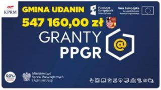 Gmina Udanin z dofinansowaniem na sprzęt komputerowy