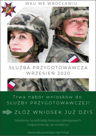 Trwa nabór wniosków do służby przygotowawczej