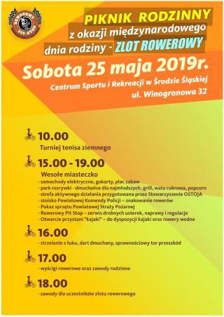 Piknik Rodzinny – Zlot rowerowy w Środzie Śląskiej