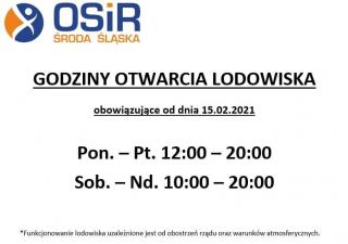 Średzkie lodowisko ponownie otwarte