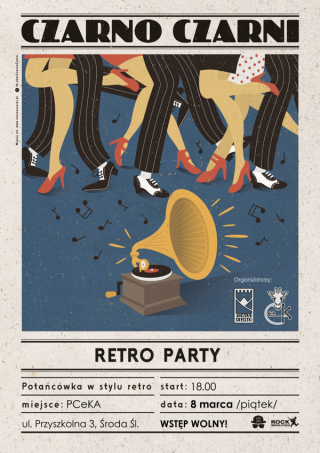 Retro Party na Dzień Kobiet z zespołem Czarno-Czarni