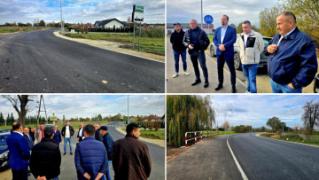 Przebudowana droga relacji Klęka - Białków oficjalnie odebrana