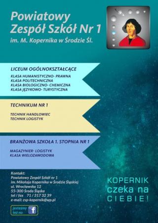 Powiatowy Zespół Szkół nr 1 ogłasza rekrutację