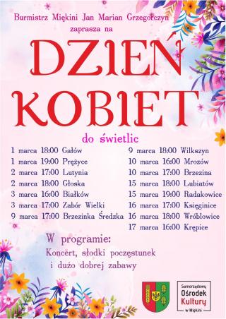 Szeroka oferta Gminy Miękinia z okazji Dnia Kobiet