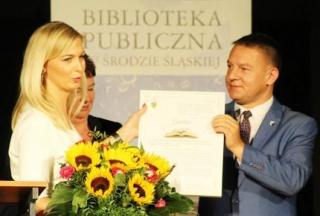 Na 70. urodzinach średzkiej biblioteki