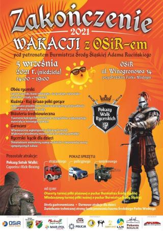 Zakończenie wakacji ze średzkim OSiR-em już 5 września!