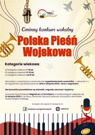 Ruszyły zapisy na gminny konkurs wokalny “Polska Pieśń Wojskowa”