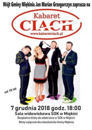 Kabaret Ciach na scenie miękińskiego ośrodka kultury