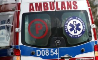 Wypadek w Ciechowie. Poszkodowany motocyklista