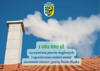 Ponad 1 mln zł na ograniczanie niskiej emisji w średzkiej gminie