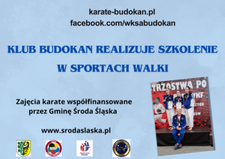 Dofinansowanie Gminy Środa Śląska dla sekcji karate