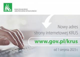 Nowy adres strony internetowej KRUS