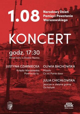 Dzień Pamięci Powstania Warszawskiego – koncert na średzkim rynku