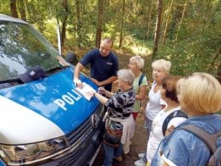 O bezpieczeństwie podczas leśnej gry terenowej w gminie Miękinia