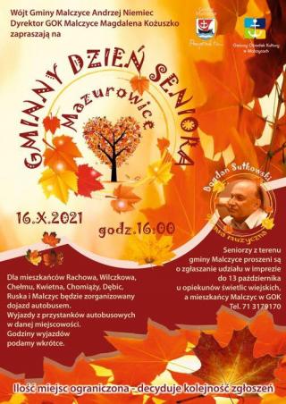 Obchody Dnia Seniora w Gminie Malczyce już w najbliższą sobotę