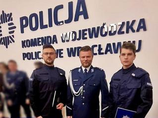 Nowi funkcjonariusze w szeregach średzkiej Policji