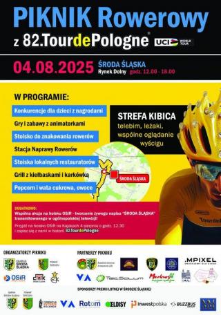 Tour de Pologne w Środzie Śląskiej - Piknik Rowerowy i Strefa Kibica