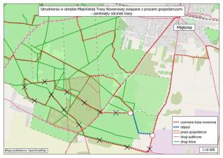 Odcinki Miękińskich Tras Rowerowych będą czasowo zamknięte!