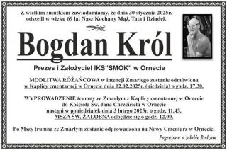 Nie żyje Bogdan Król - wybitny sportowiec, Honorowy Obywatel Środy Śląskiej