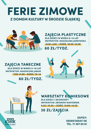 Ferie z Domem Kultury w Środzie Śląskiej