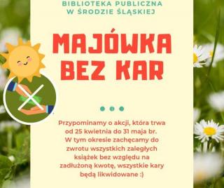 W średzkiej bibliotece majówka bez kar