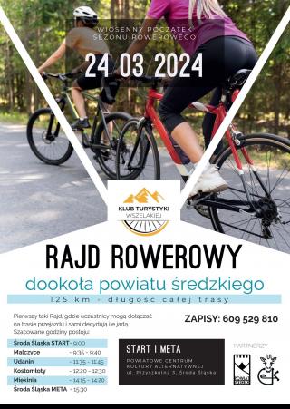 Dołącz do rajdu rowerowego “Dookoła Powiatu Średzkiego”
